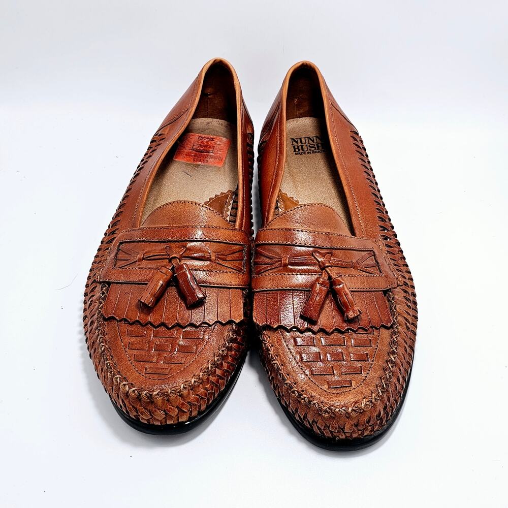 Nunn Bush New Men's Size 12 M Brown Genuine Leather Made in Brazil